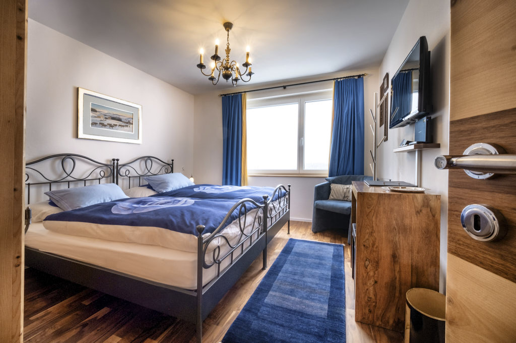 Blaues Schlafzimmer