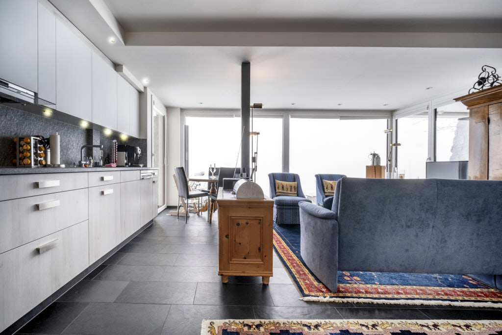 Wohnzimmer und Küche