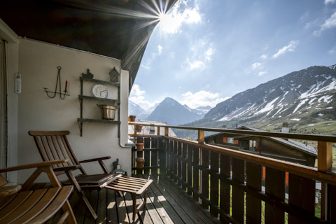 Terasse mit Blick in die Weite